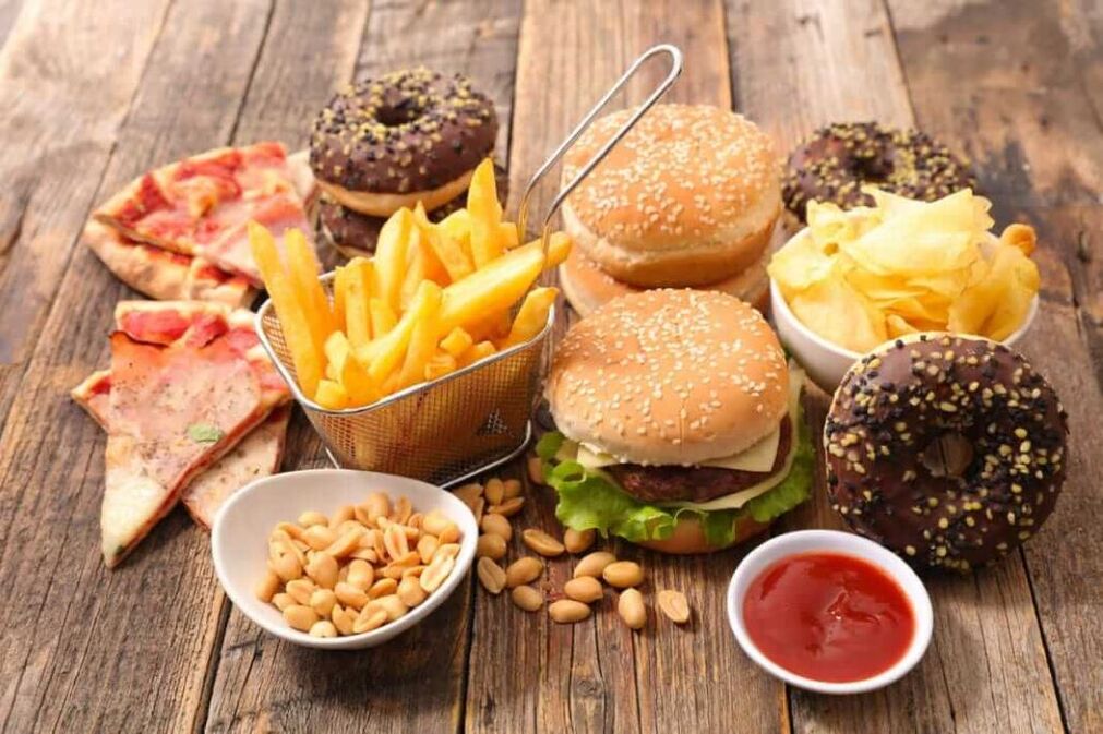 Il cibo spazzatura porta alla calvizie