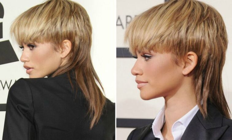 Taglio di capelli per ripristinare gradualmente il colore naturale dei capelli